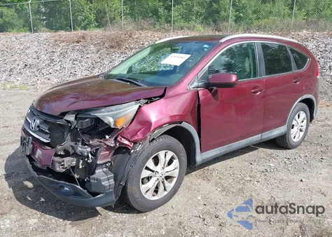 2013 Honda Cr-V Ex-L from USA, damaged, VIN 5J6RM4H71DL069363